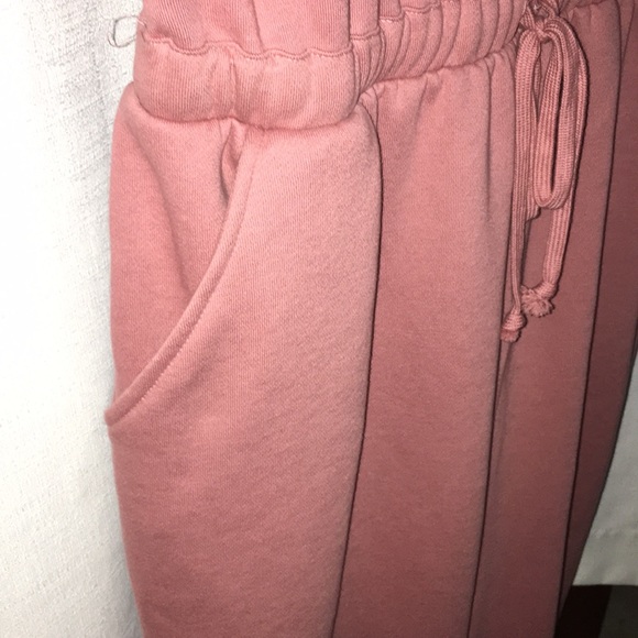 Pink fleece full body jumpsuit - Picture 5 of 12